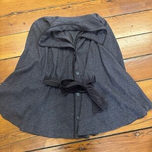 Charcoal Gray Button-Up jacket